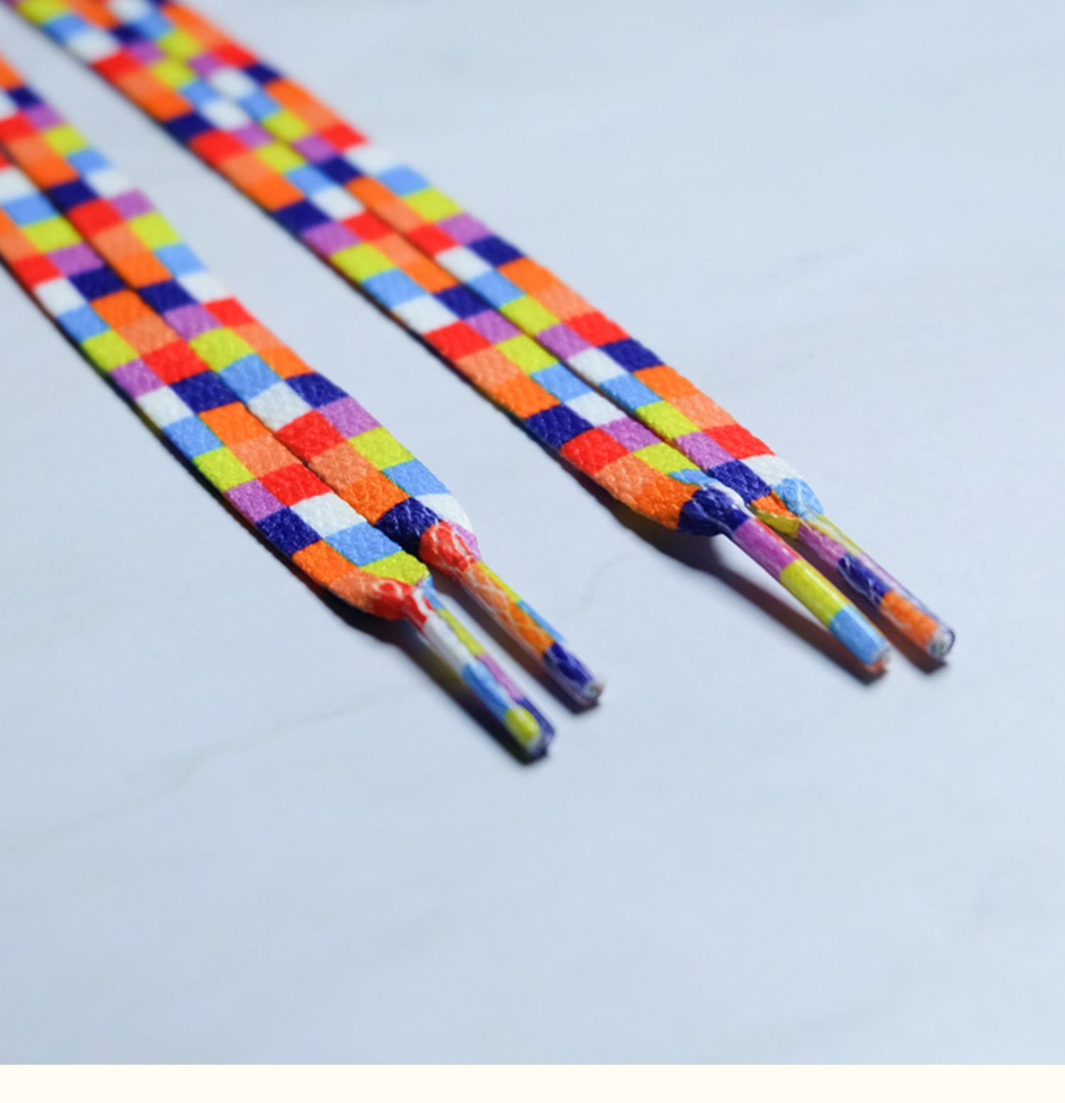 Colorful Muzzik Shoelaces Plait Shoelaces Cotton Shoelaces Etsy