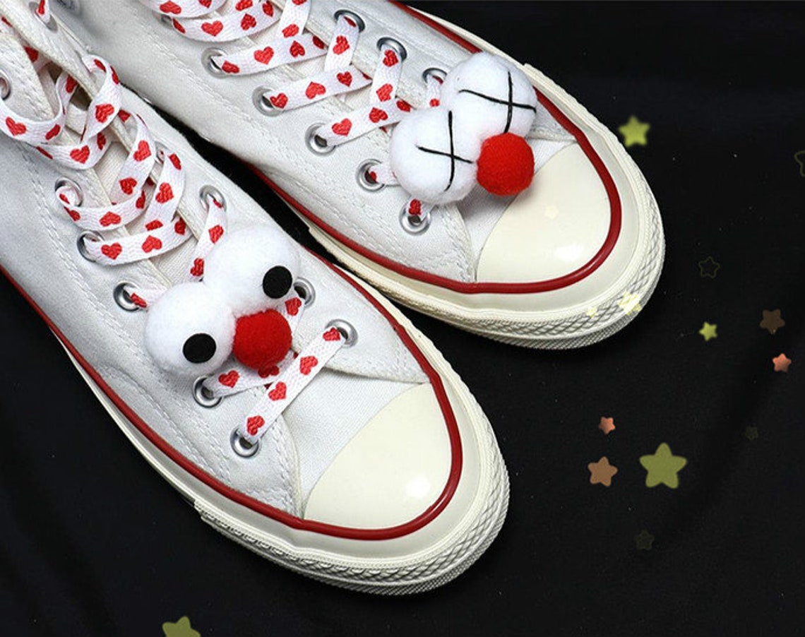 Eyes Shoelace Buckle Fuzzy Shoelace Tag Cute Shoelace Clip Etsy