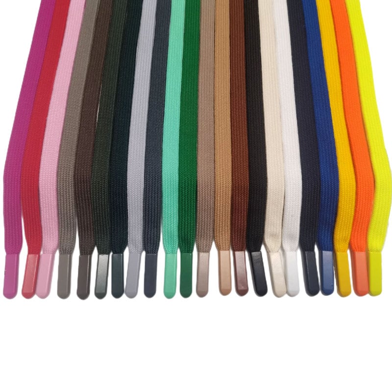 10mm Flat Cotton Hoodie String With Metal Stoppers, Fat