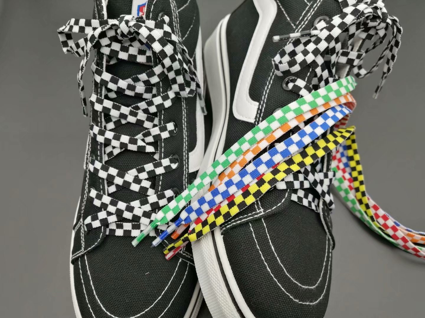 Muzzik Pattern Cotton Shoelace Plait Shoelaces Mosaic Etsy