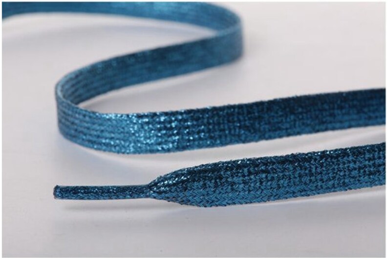 Glitter Shoelace Metallic Shoe Strings Sparkle Shoelaces Etsy