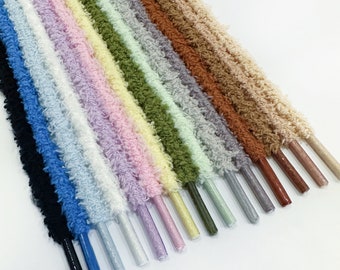 5mm Rope Fuzzy Shoelaces - ONE PAIR