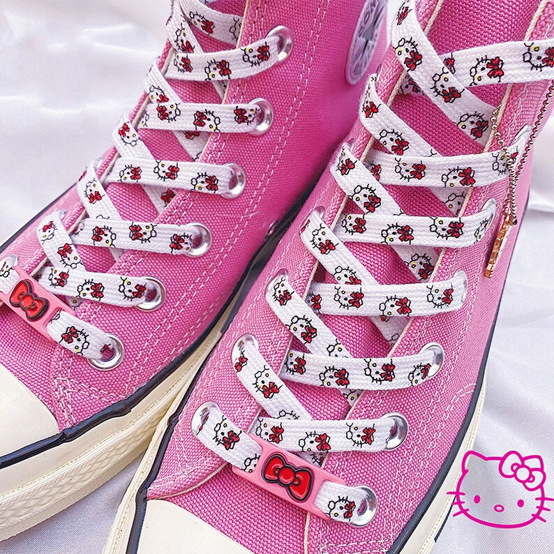 hello kitty shoe laces