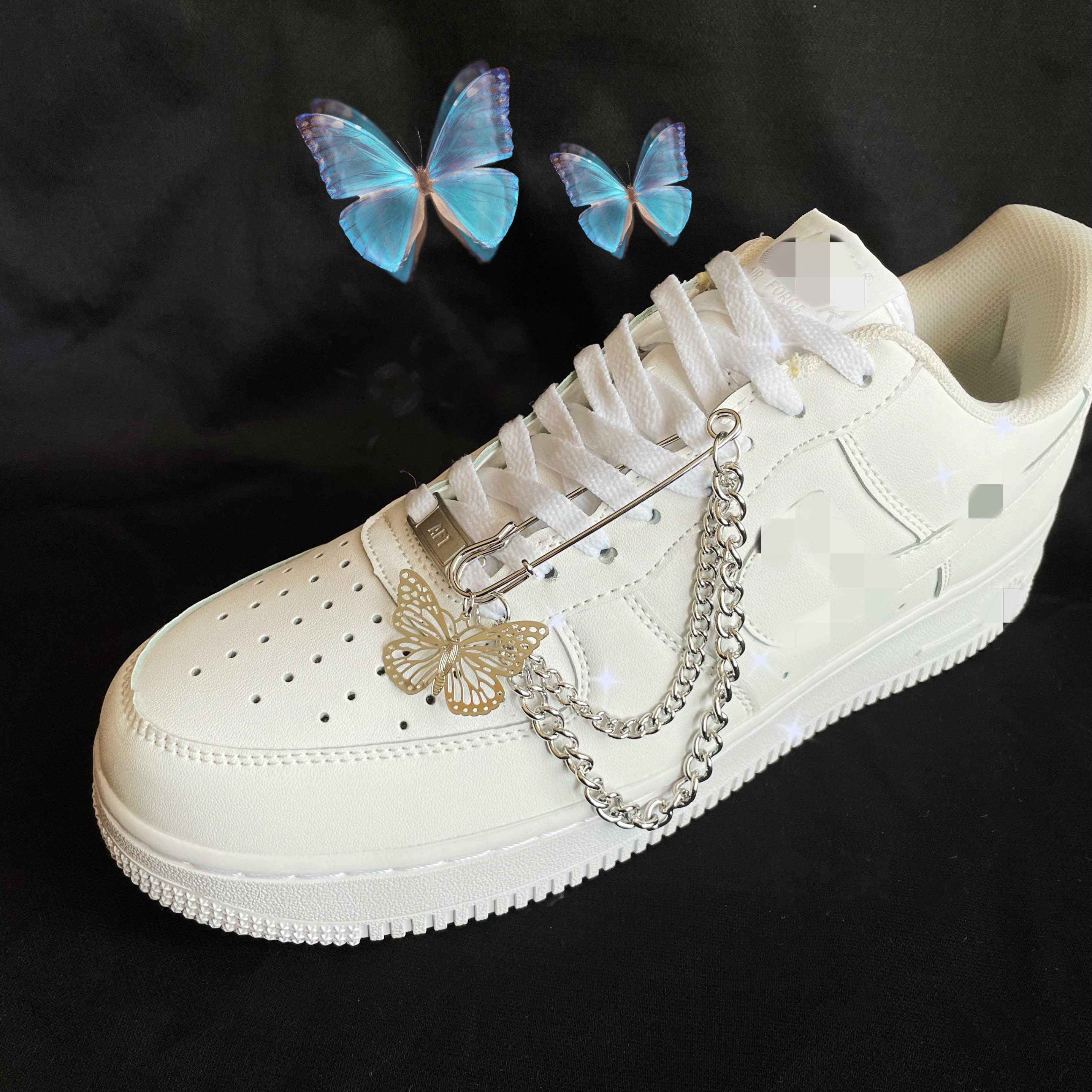 Butterfly Shoe Brooch Boots Bear Chain 