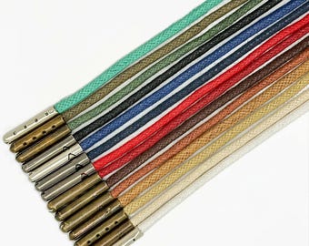 ワックスロープ靴ひも、丸紐靴ひも - 1組