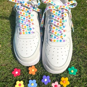 Flower Shoe Laces With Flower Charms - Etsy