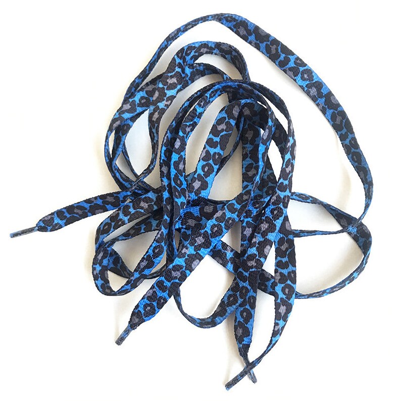 Leopard Shoelaces 1 Pair Etsy