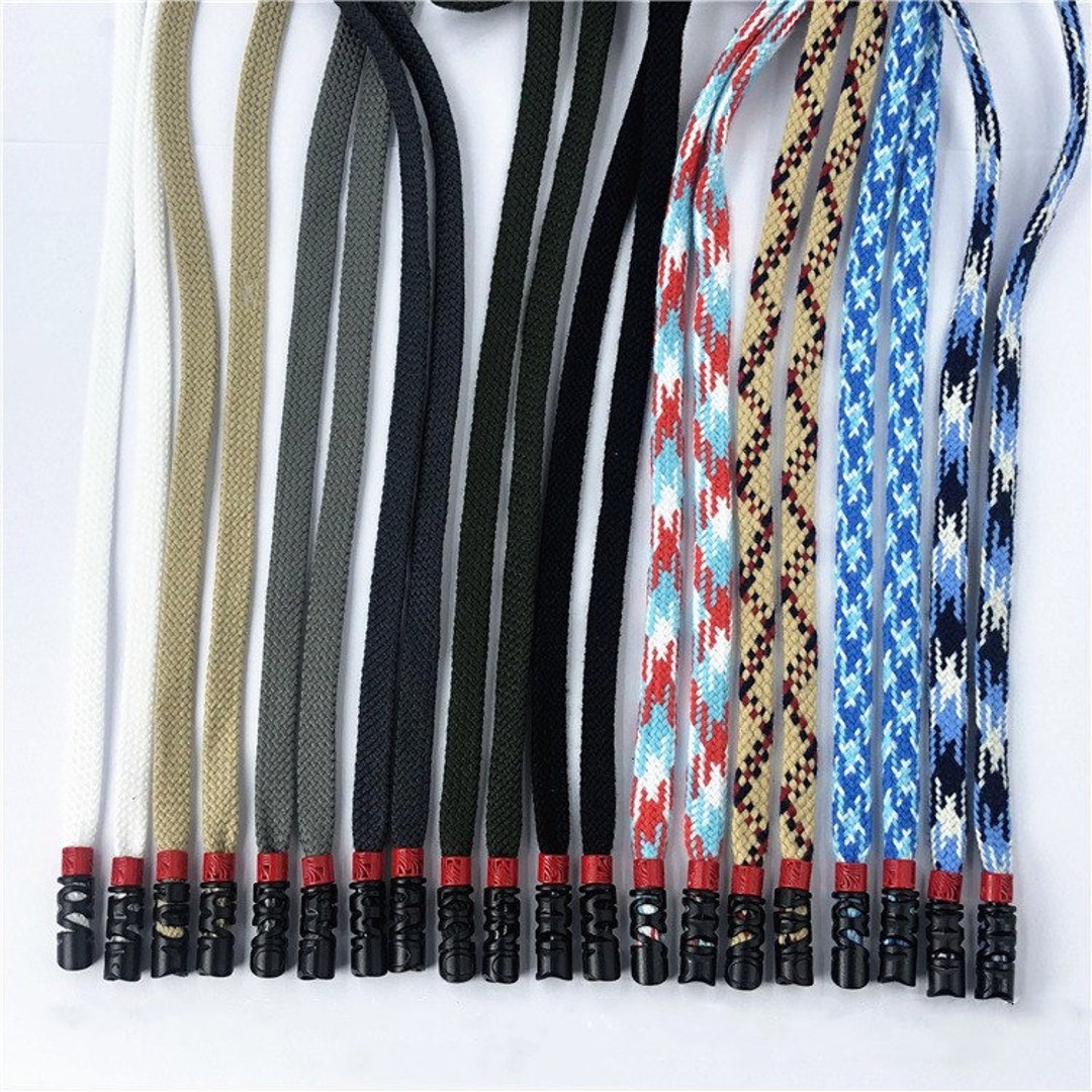 RHS-HOODSTRING-BLACK Crystal Rope Hoodie Drawstring - Bling Shiny Round  Cord with Metal Ends. 56â€