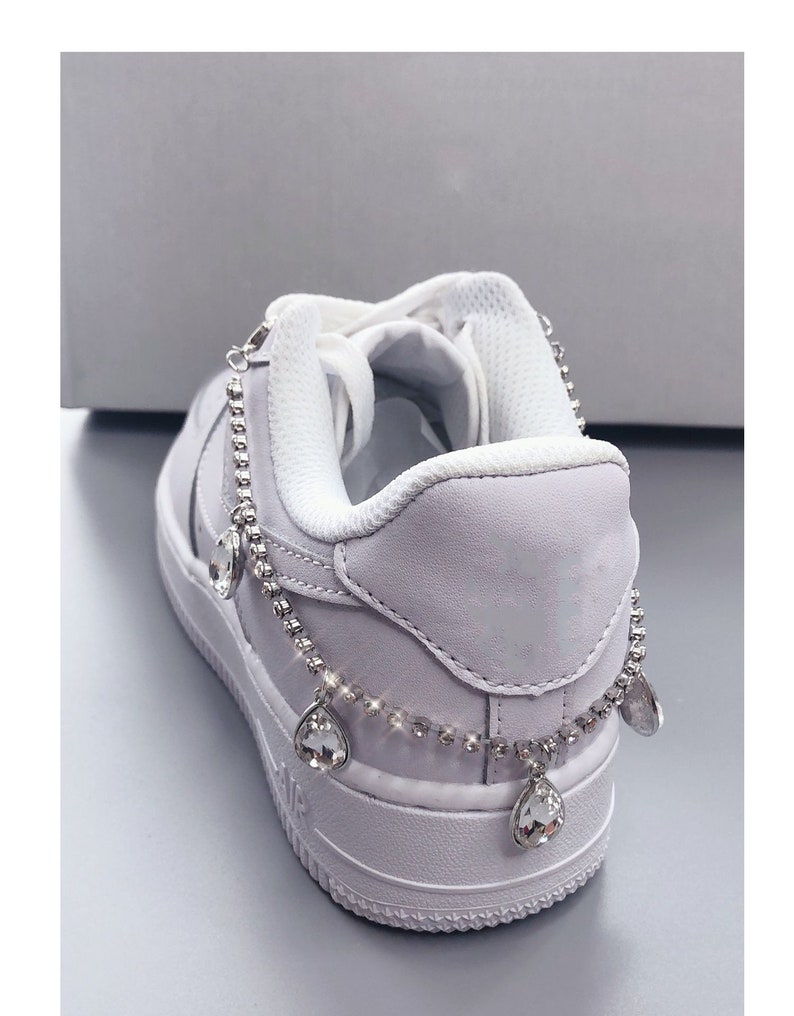 Pearl Shoe Chain Silver Butterfly Shoe Chain Zircon Star Etsy