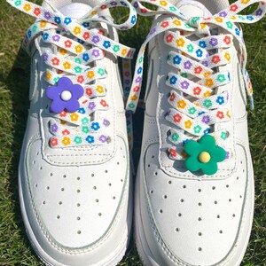 Flower Shoe Laces With Flower Charms - Etsy