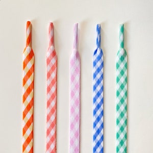 Plaid Shoelaces