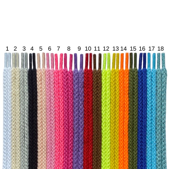 Multicolor Twist Rope Shoe Laces For High Top Sneakers - Temu