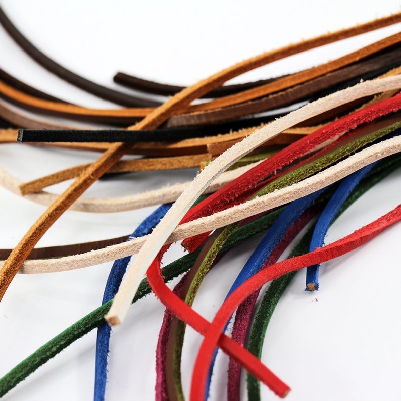 Leather Shoelaces Faux Leather Laces Suede Shoe Laces Etsy