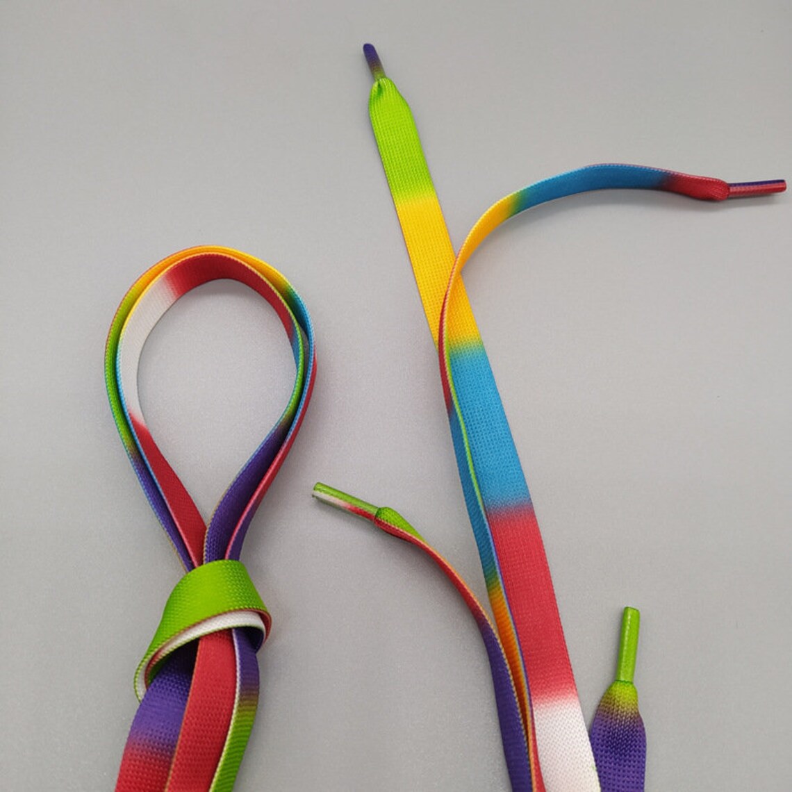 Fat Shoelaces Wide Shoelaces Fat Sneaker Laces Rainbow Etsy