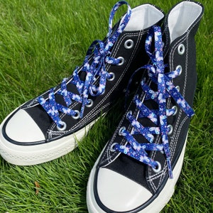 Purple Butterfly Shoelaces, Purple Shoelaces - ONE PAIR