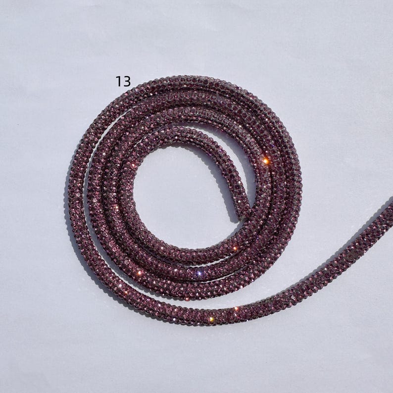 6mm Rhinestone Rope, Crystal Trimming DIY - 11 Colors - Etsy