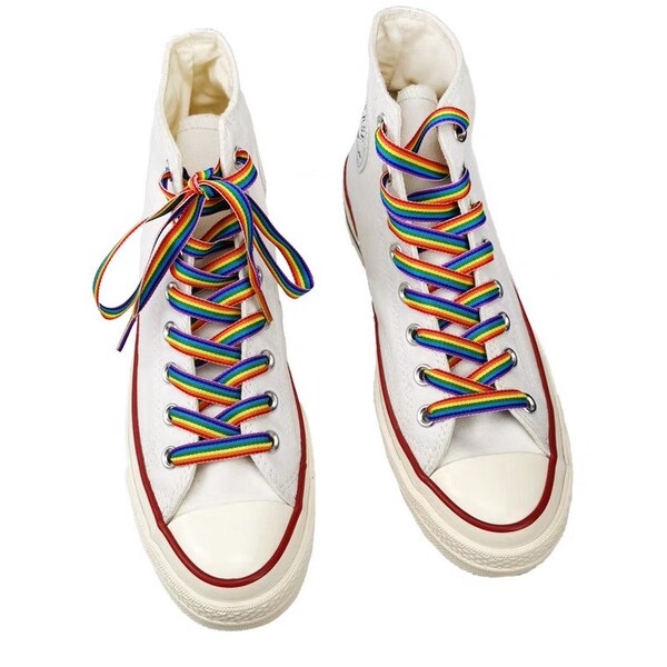 Rainbow Shoelaces Etsy