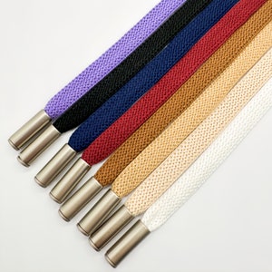 10mm Flat Drawstrings With Metal Ends