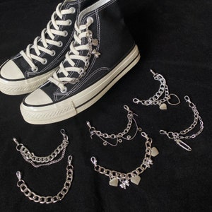 Heart Shoe Chain, Star Shoe Chain, Bowknot Shoelaces Chain