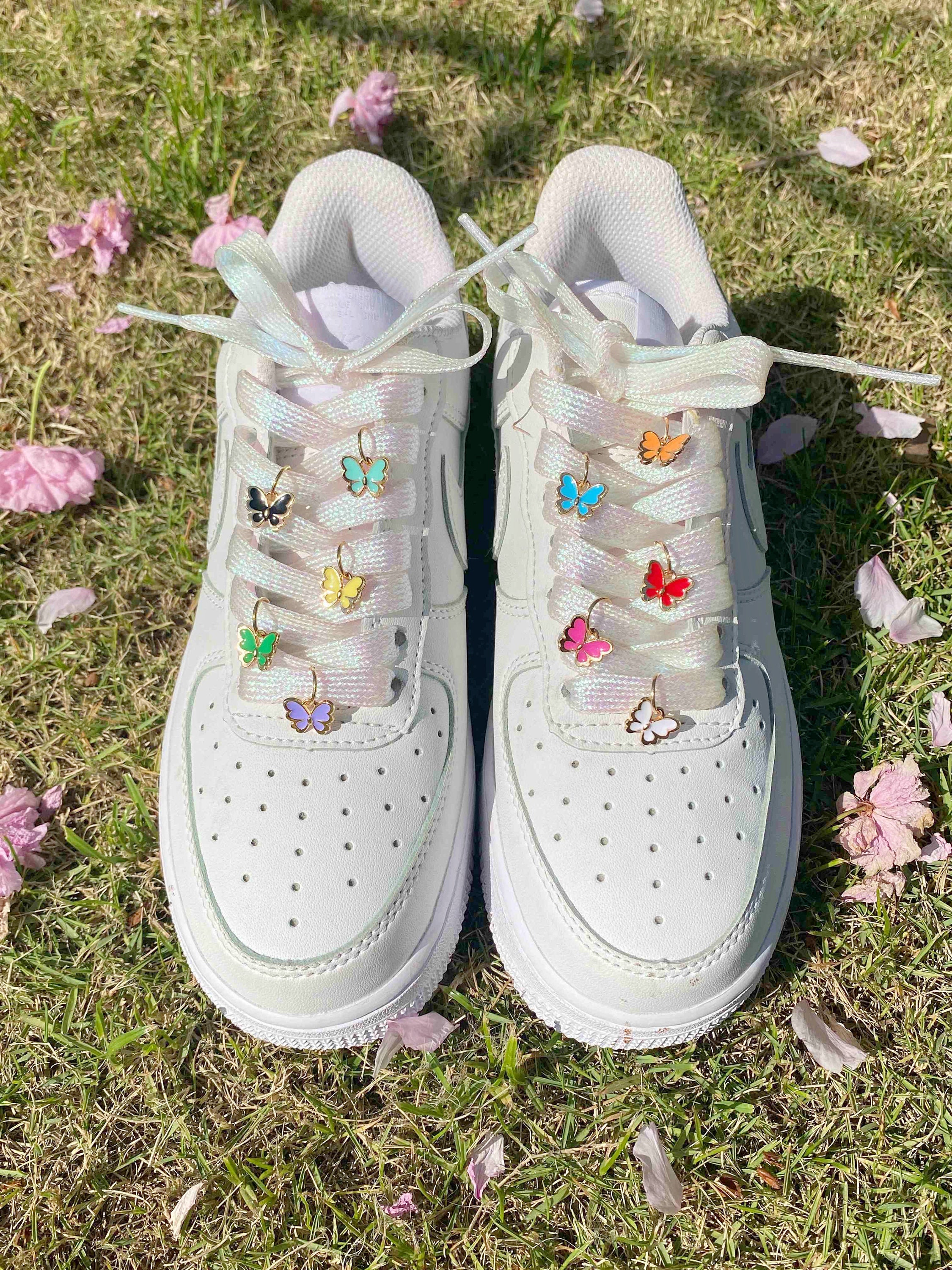 Butterfly Laces Charms Butterfly Shoelaces Decoration Etsy