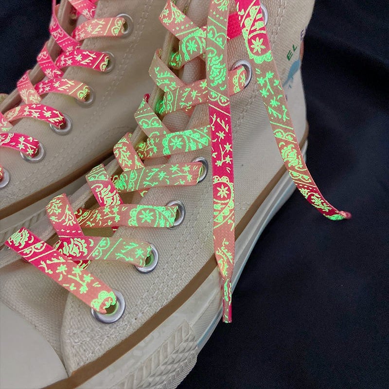 Converse top rosas fosforescentes