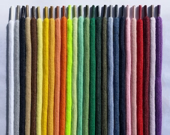 5mm Round Cotton Hoodie String, Core Basic Strings - 26 Colors