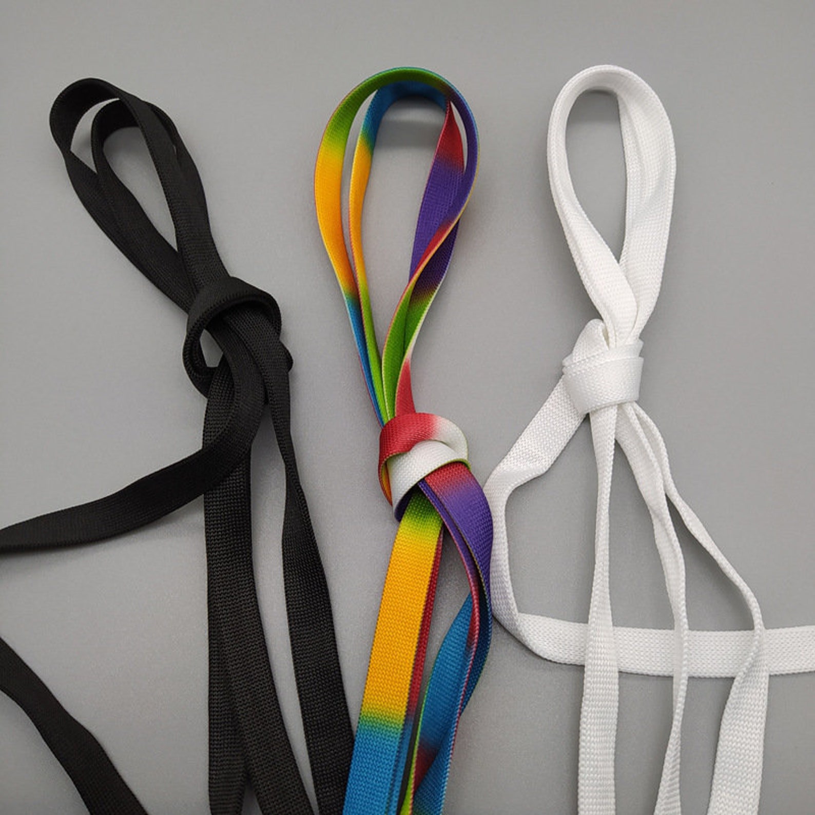 Fat Shoelaces Wide Shoelaces Fat Sneaker Laces Rainbow Etsy