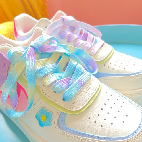 light blue shoe laces