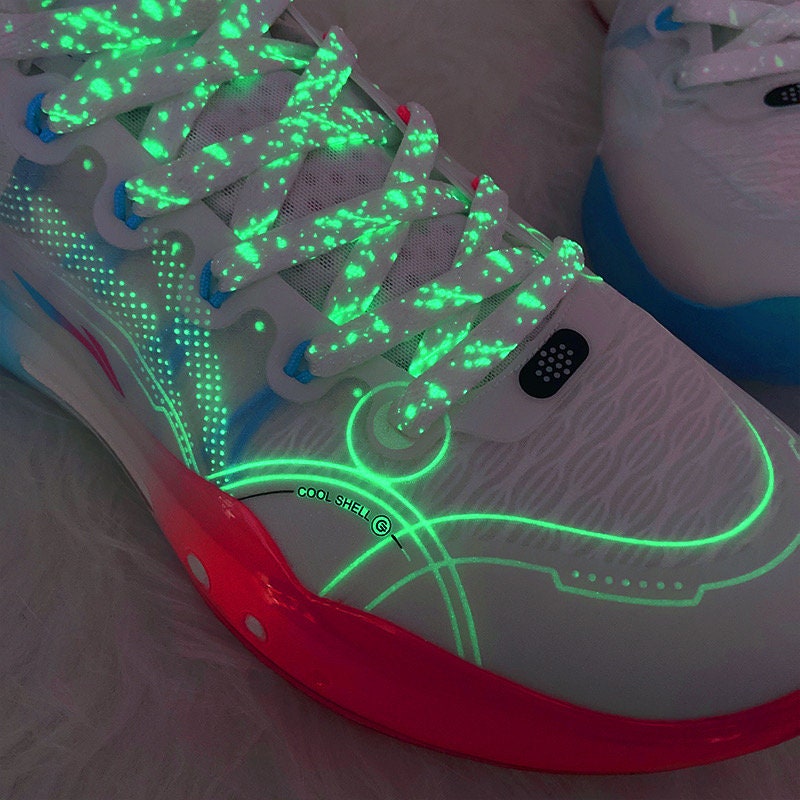 1 Pair 120cm Flat Reflective Runner Shoe Laces Safety Luminous Glowing ShoeS^LI