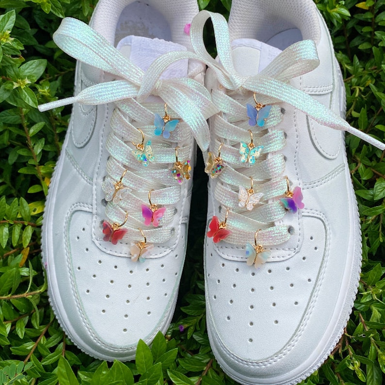 Butterfly Laces Charms 9 Colours Etsy