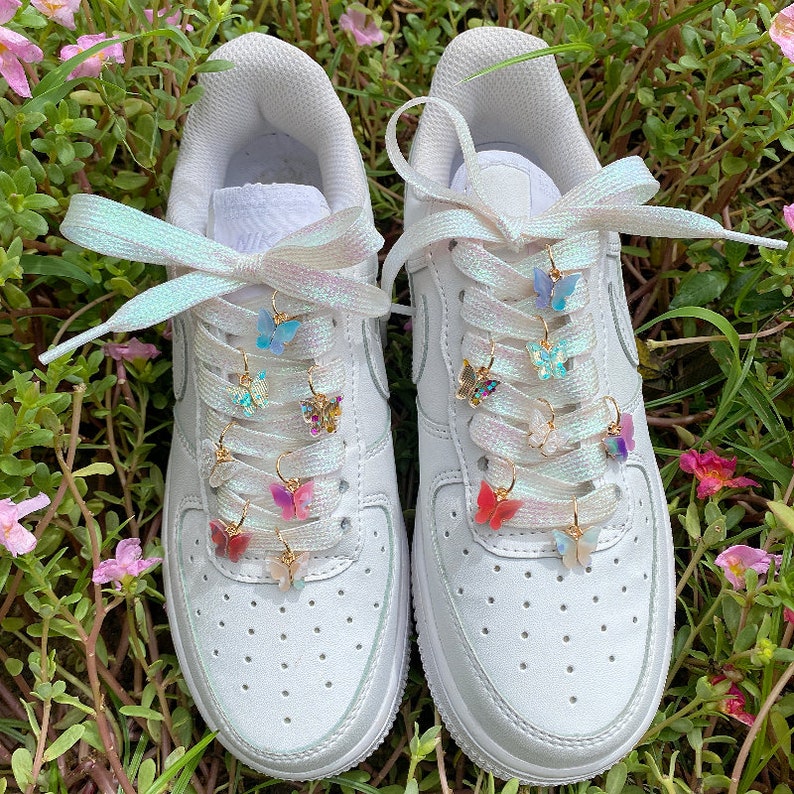 Butterfly Laces Charms 9 Colours Etsy