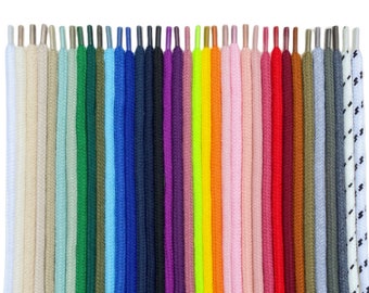 Round Cotton Hoodie String, Core Basic Strings - 36 Colors