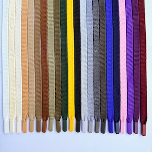 13mm Cotton String With Metal Stoppers, Flat Drawstrings, Pants Laces