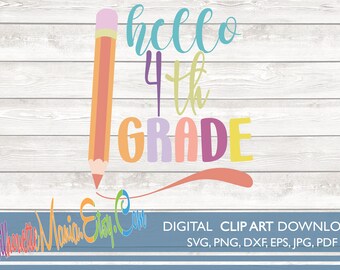 4th Grade Clip Art Etsy 4th Grade Clip Art Etsy