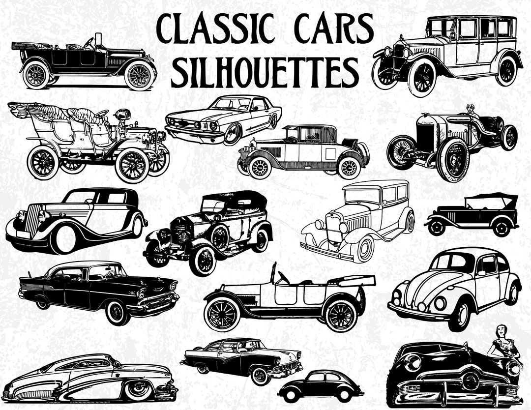 17 Classic Cars Silhouettes Vintage Cars Silhouettes Classic Car SVG Il 1080xN.1695005715 8krb