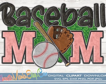 Baseball Mom Sublimation, Baseball Mom Watercolor Png, Sports Sublimation Design, Instant Download, Commercial Use