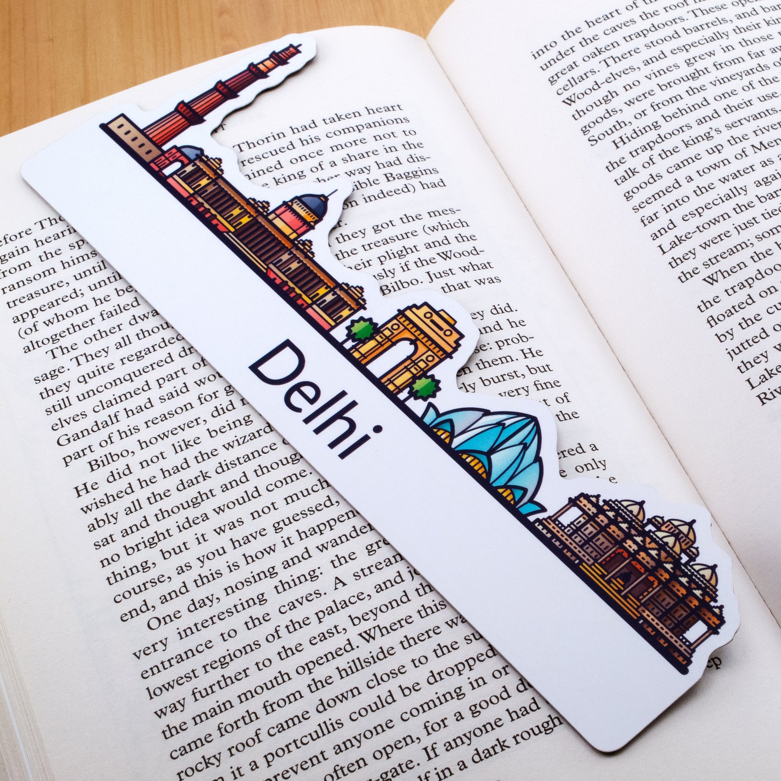 Delhi bookmark indian friend book lover gift New Etsy