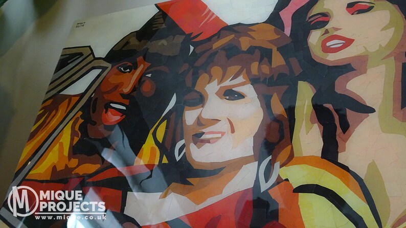 Vida, Noxeema & Chi-Chi, To Wong Foo, Thanks for everything. Julie Newmar fan art-collage paper mosaic image 4