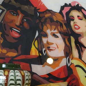 Vida, Noxeema & Chi-Chi, To Wong Foo, Thanks for everything. Julie Newmar fan art-collage paper mosaic image 2