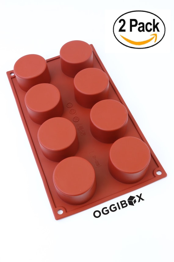 Cheesecake Petite Silicone Mold for Soap Bread 4 Cavity-Round Pudding Muffin Loaf and More Brownie Cornbread