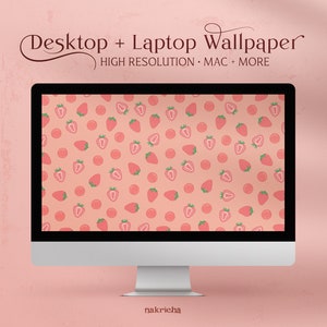 Strawberry Desktop Wallpaper | Desktop, iPad & Tablet Wallpaper