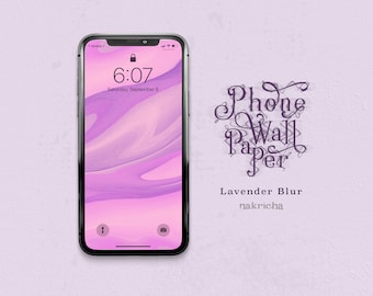 Lavender Phone Wallpaper | iPhone & Android - Digital Download