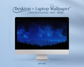 Night Sky Desktop Wallpaper | Desktop, iPad & Tablet Wallpaper