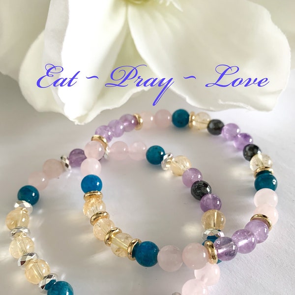 Stunning Citrine, Citrine beaded bracelets, Positive Energy Healing crystals, Best Gift ~ Eat Pray Love