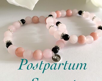 postpartum depression awareness gift idea my story isnt over yet uplifting gift for a new mom project semicolon suicide awareness moms first christmas Warrior Mom custom made bracelet