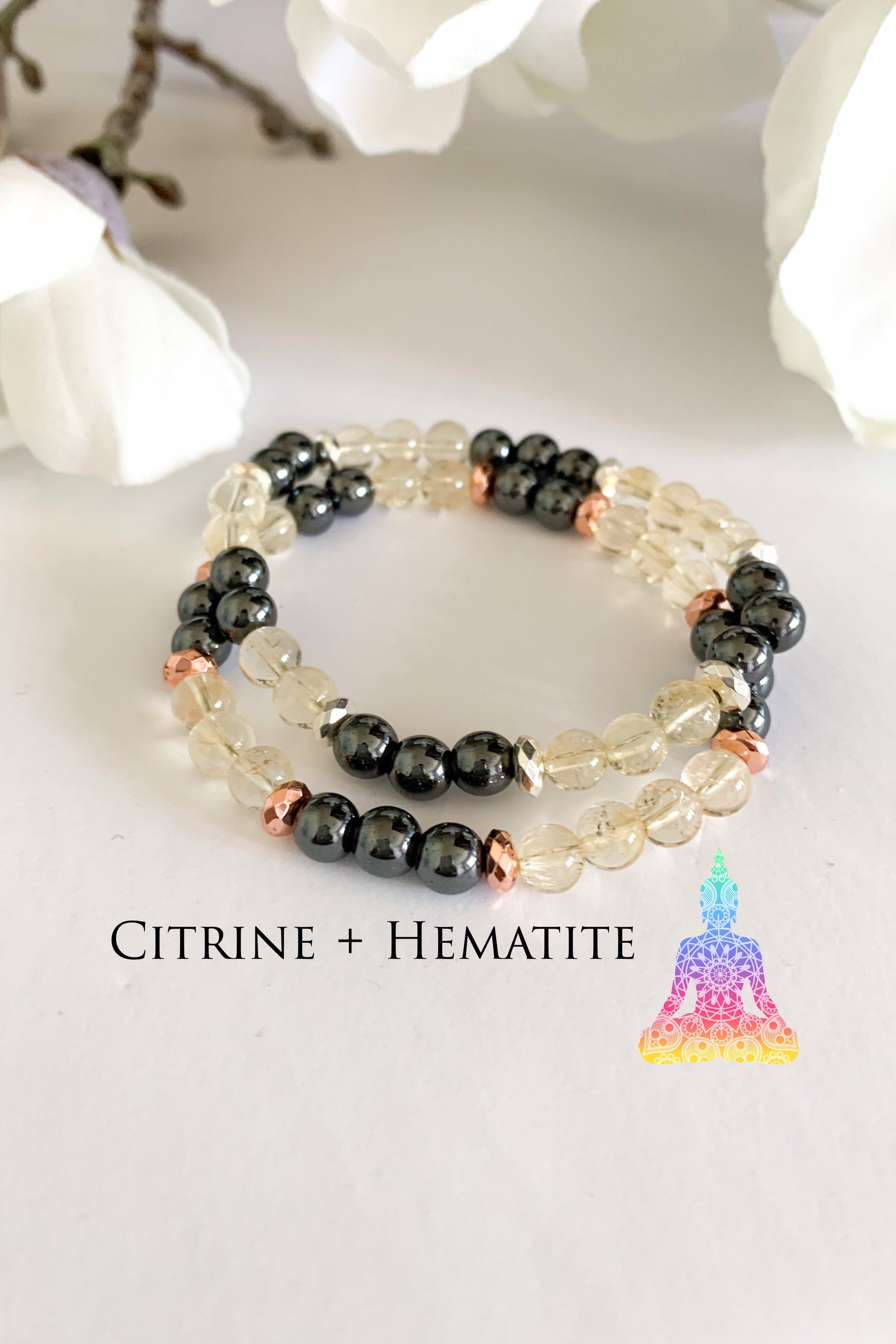 Citrine bracelet with store sheep sign
