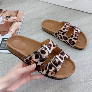 Louis Vuitton Fur Printed Slides - Brown Sandals, Shoes - LOU792050