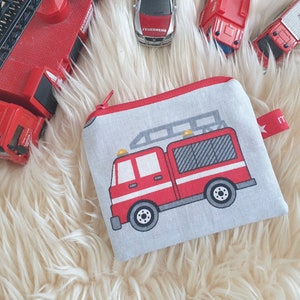 Geldbeutel Feuerwehr, geldbeutel, Geldbörse, Feuerwehr, kleine Geschenke, Geldbeutel Jungs,