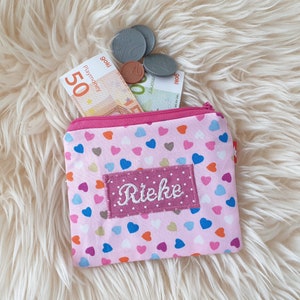 Geldbeutel-mini Täschchen mit Namen