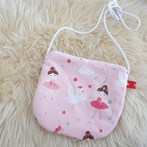 Umhängetäschchen Ballerina, Umhängetasche Kinder, Kleine Tache, Umhängetasche, Ballerina, Kindertasche, Tasche Kinder